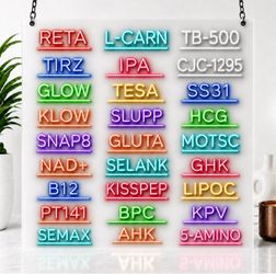 Peptide LED Wall Decor