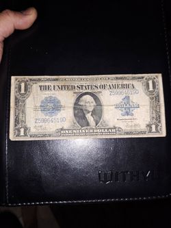 1923 $1 Horse blanket note