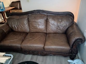 Leather Couch 
