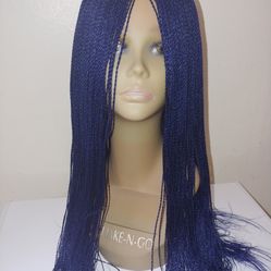 One Million African Braided Wigs. Colours Available Blue, Purple, Brown, And Black. Condition New. 