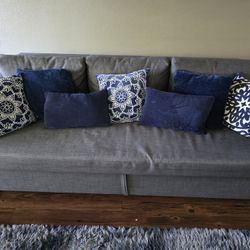 FRIHETEN
Sleeper sofa, Skiftebo dark gray