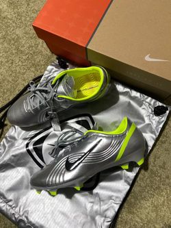 Nike Mercurial Vapor 1 Soft And Comfortable Anti-Slip And Wear-Resistant Soccer Shoes Men's And Women's Silver 