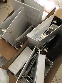 HUGE Three ring Binders 3inch-7inch