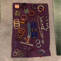 Bracelet  Necklace And Ring Costume Jewelry Collection