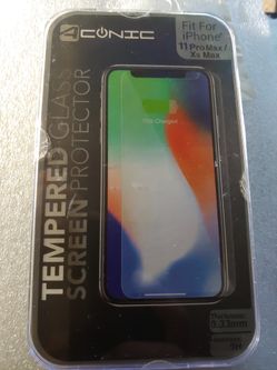 Aconic Tempered Glass Screen Protector 9H Fits 11 Pro Max/ Xs Max iPhone