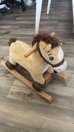 Rocking and riding horse
