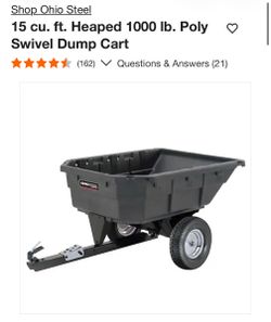 Swivel Dump Cart