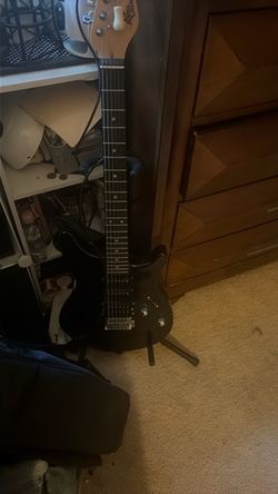 Black Electric Guitar