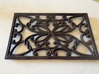 Vintage Cast Iron Decorative Trivet