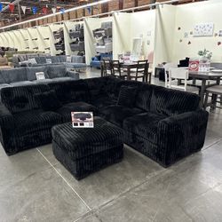 New Black Sectionals