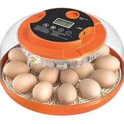 18 Egg Incubator w/ Automatic Egg Turning and Humidity Control
