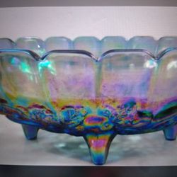 Vintage Indiana 12" Carnival Glass Bowl 