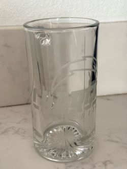 Etched Logo Drinking Glass