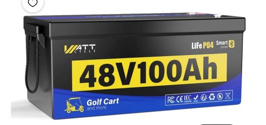 WattCycle 48V 100Ah LiFePO4 Lithium Battery