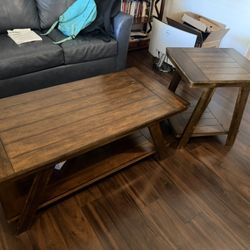 Coffee Table W/ Two End Tables 