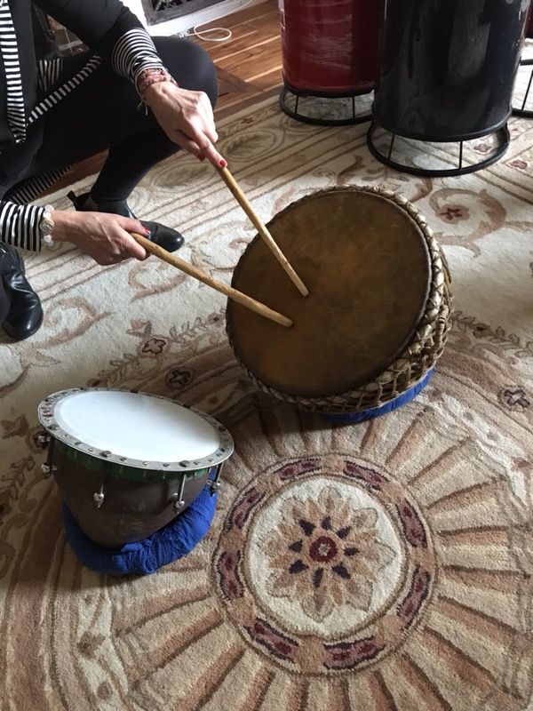 New Negra Indian Drum set