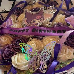 Kurumi Happy Birthday Foam Flowers Arrangement