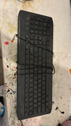 Keyboard & mouse with headphones