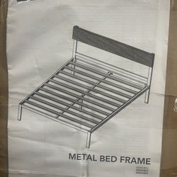 New Queen size platform bed in a box