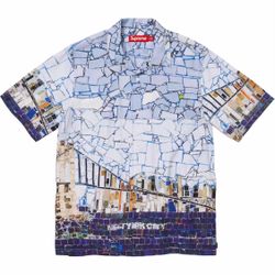 SUPREME MOSAIC S/S SHIRT SIZE MEDIUM