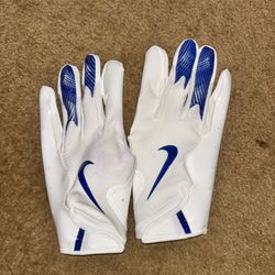 Blue Nike Vapor Gloves