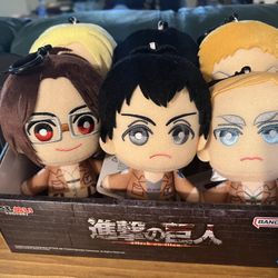 Attack Titan Plushies - 6 To Collect 