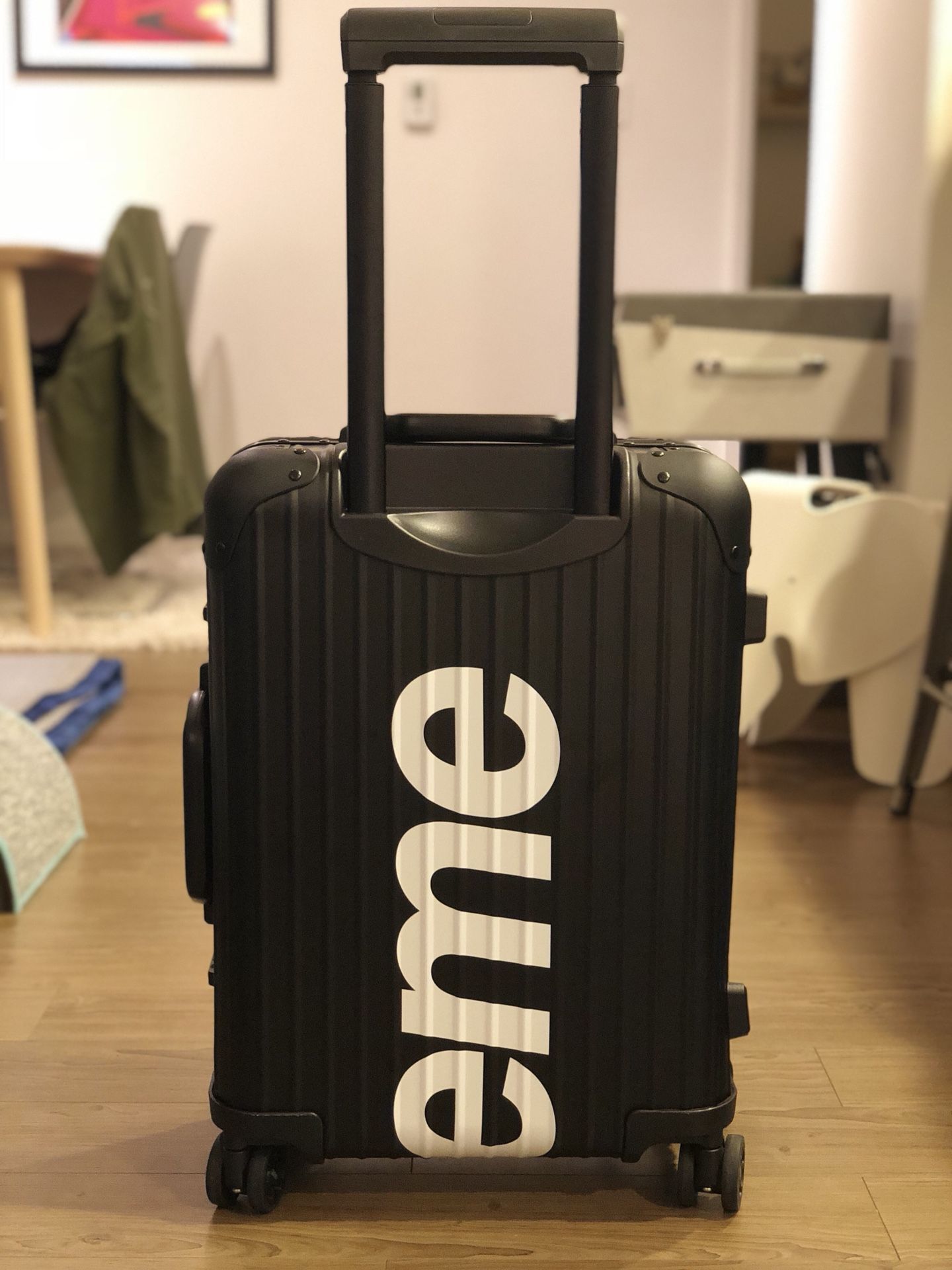 Supreme Rimowa 45L Carry On Suitcase Red