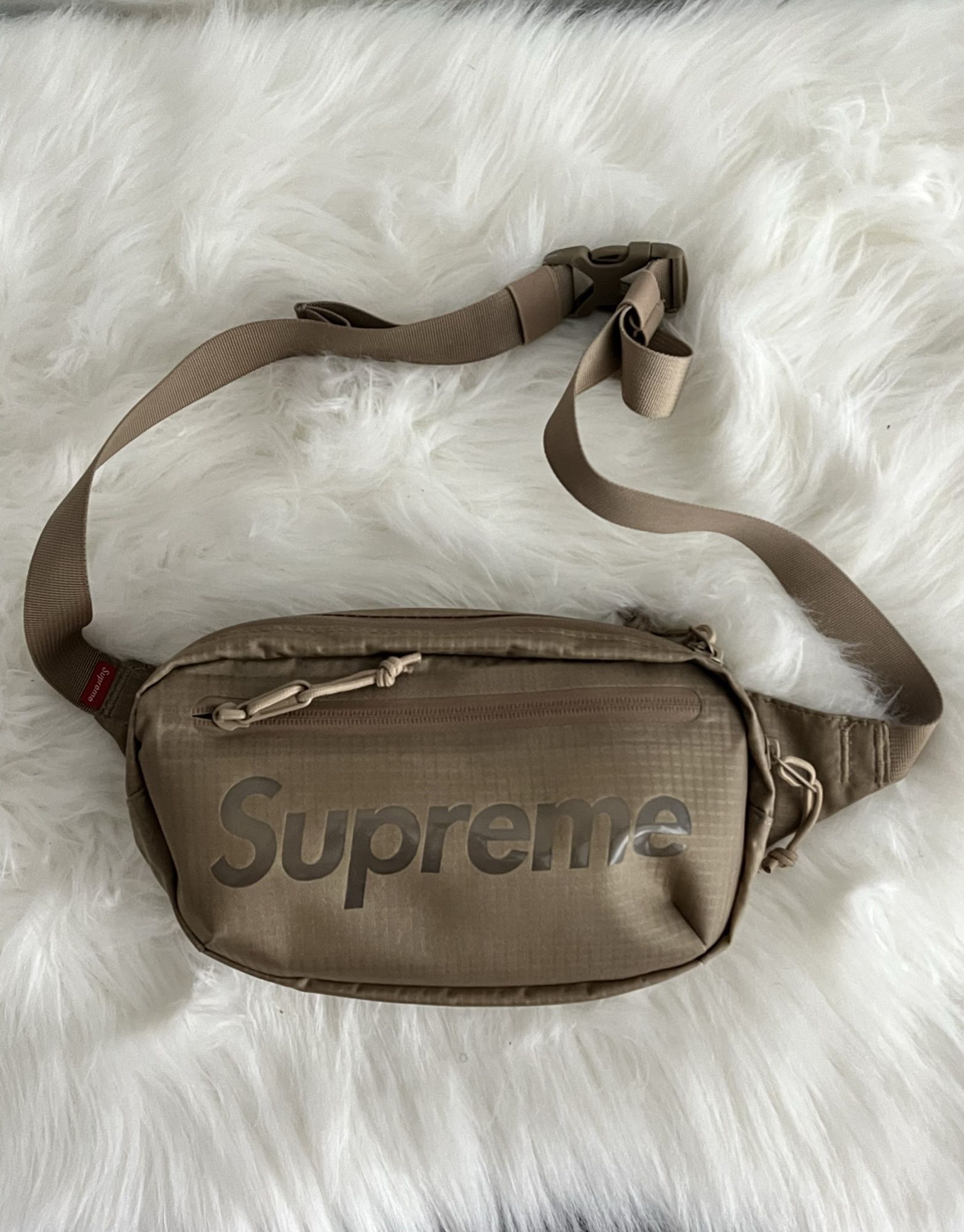 Supreme Spring Collection (SS21) Tan Shoulder Bag. 