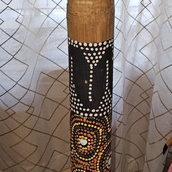 4-foot bamboo rainstick, a musical percussion instrument.