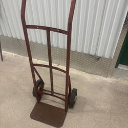 Sears craftsman solid iron small hand truck .. 46 “ high. $60