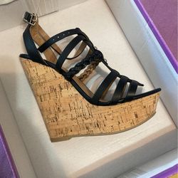 Black High Heel Sandals (NEWW) 