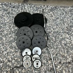 Weight And Curl Barbell