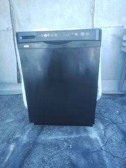 $260 Dishwasher Kenmore Elite  Stainless Steel Inside Black Color Door..  $ 65 Haier mini refrigerator 2.7 cu ft