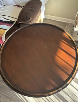 Vintage Round Lamp Table