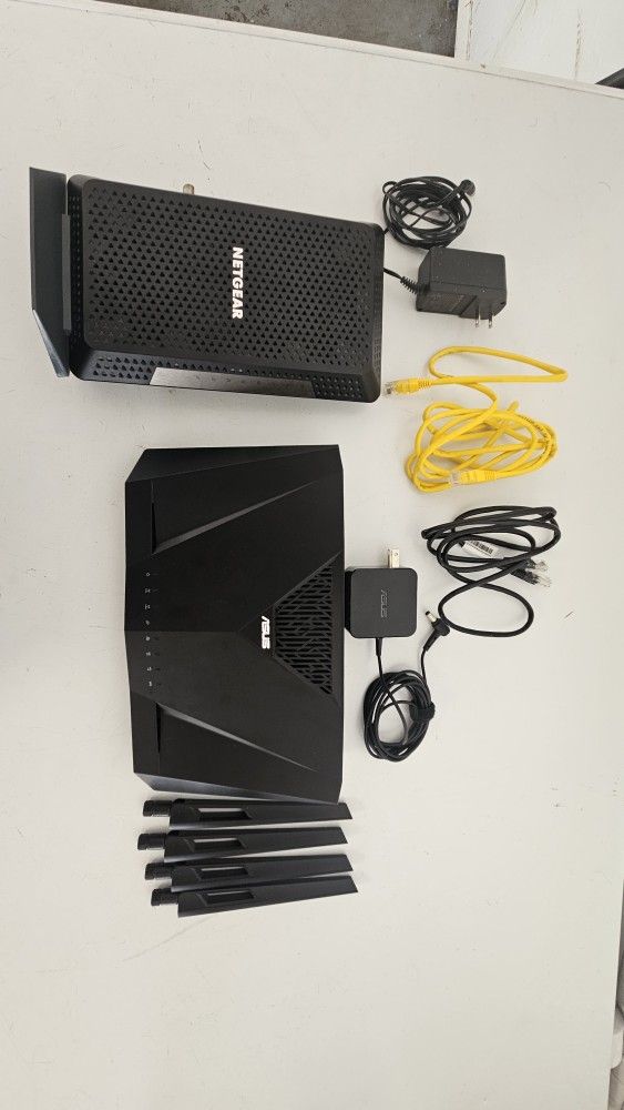 ASUS NETGEAR Modem Router Combo