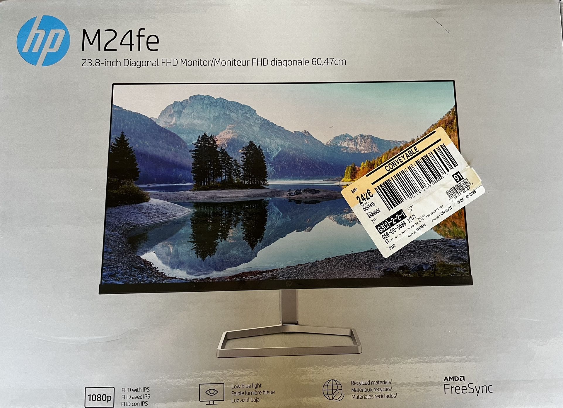 HP Monitors X 2- Excellent Condition