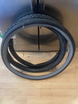 Bicycle tires and wheels of various sizes for only \$15