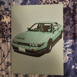Initial D 3d Printed Art