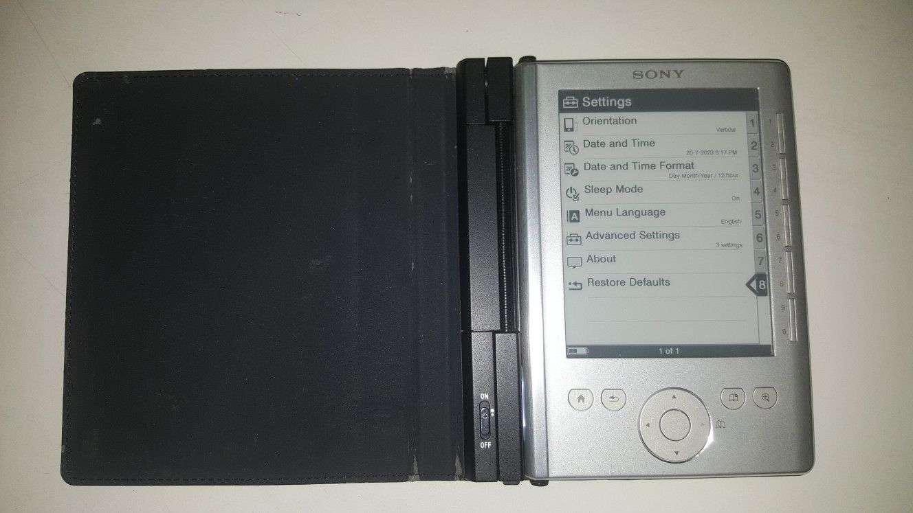 Sony ebook reader