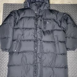 Polo Ralph Lauren Ripstop Down Fill Long Parka Men's Size XL Puffer Coat Jacket