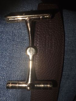 Hermes reversible belt  32cm