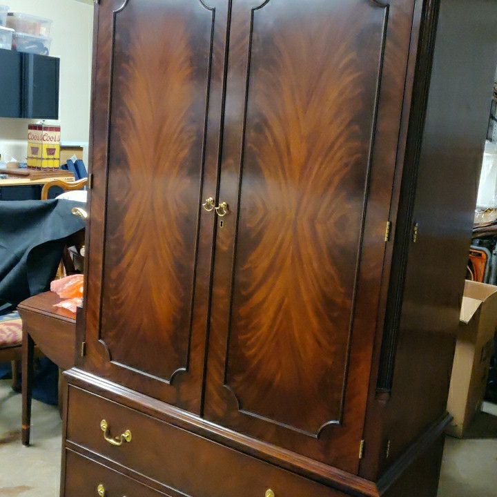 Henkel Harris Mahogany Armoire 