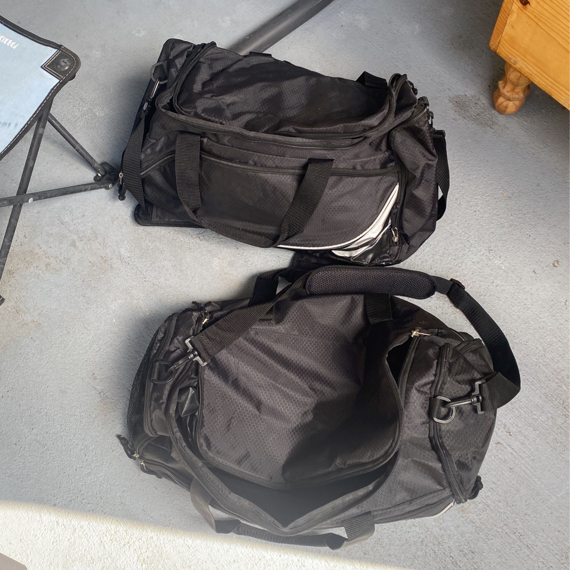 2 Medium Duffle Bags