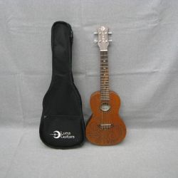 Luna TC-MAH Tattoo Mahogany Concert Ukulele with Gig Bag