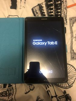 Galaxy tab e tablet