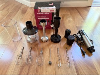 Moving Out Items on Sale - MuellerLiving Immersion Hand Blender Full Set