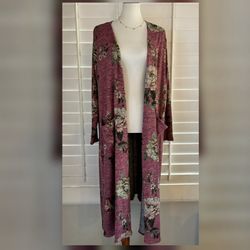 💗LULAROE • “Sarah” Maxi Cardigan (XL/fits 14-18)