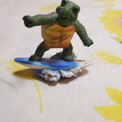 Decorative Turtle Surfing Figure