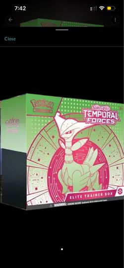 Pokemon Temporal Forces Elite Trainer Box [Iron Leaves]