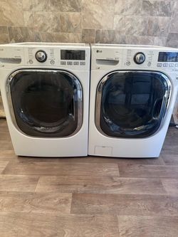 LG set electric laundry